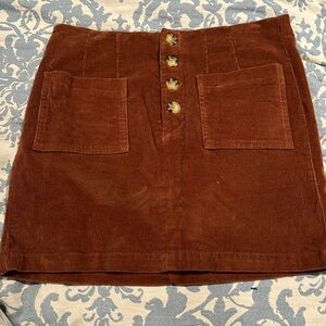 Corduroy skirt - so cute and comfy!